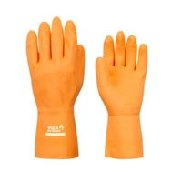 LUVA LARANJA SUPER REFORÇADA -- tamanho : M , Marca : Volk 