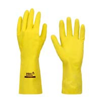 LUVA MULTI USO AMARELO -- tamanho : M , Marca : Volk 