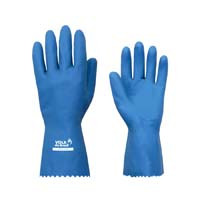 LUVA VERNIZ SILVER STANDART AZUL -- tamanho : P , Marca : Volk 