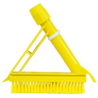 ESCOVA PARA REJUNTE -- Cor : Amarelo , Marca : Bralimpia 