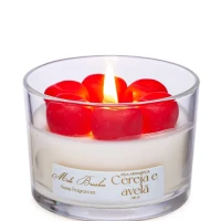 VELA AROMATICA FRUTAS 100G CEREJA E AVELA