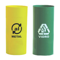 Cesto 23 lts com adesivo