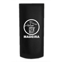 Cesto 23 lts com adesivo -- Cor : Preto , Marca : Bralimpia 