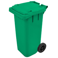 Conteiner 120 lts -- Cor : Verde , Marca : Bralimpia 