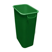 Lixeira 50 lts c/alça -- adesivo : sem adesivo , Cor : Verde 