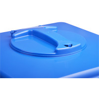 Tampa quadrada flip top -- Cor : Azul , Marca : Bralimpia 