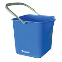 Balde 25lts com alça -- Cor : Azul , Marca : Bralimpia 