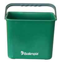 Balde 4lts com alça -- Cor : Verde , Marca : Bralimpia 