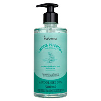 ALCOOL GEL 70% PUMP -- Fragrâncias : MENTA PIPERITA , litros : 500ML 